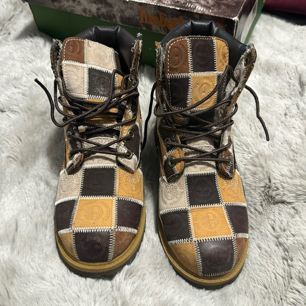 Vintage Patchwork Timberlands